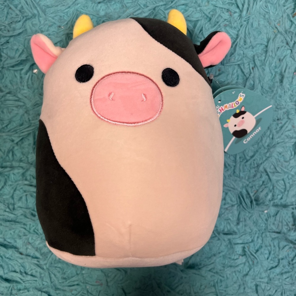 NWT 7” 2017 Squishmallow Connor the Cow